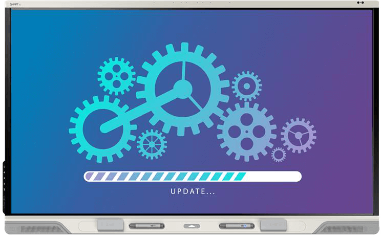 RX SMART Board with update progress bar